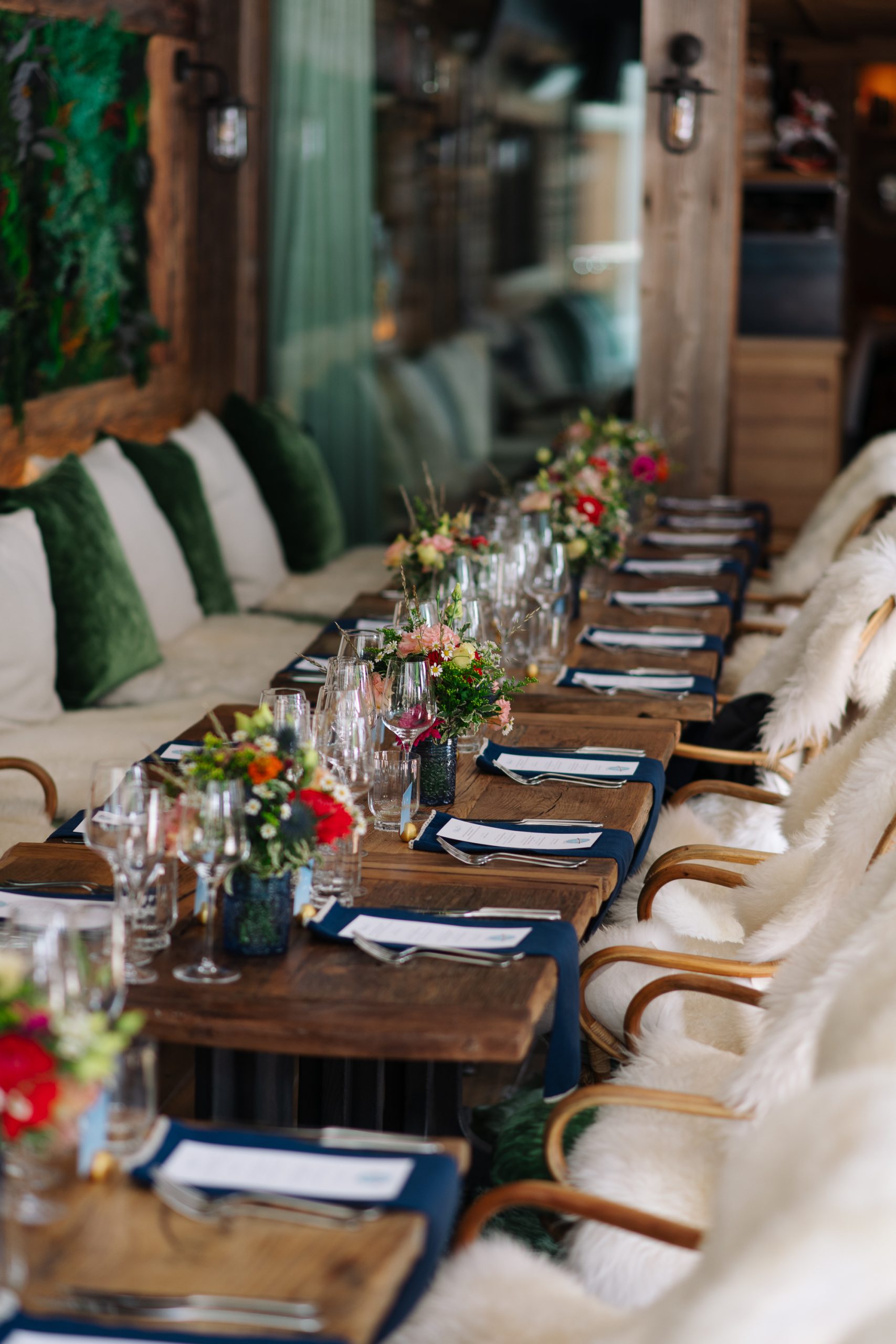 Wedding celebration at Le Carrousel, Chamonix